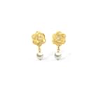 Brushed Floral Earrings