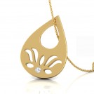 Dewdrop Lotus Pendant 