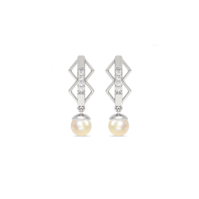Silver Earrings Silver 925 Silver Cassiopeia Gold Plated 925 Silver Diamond Drop Earrings