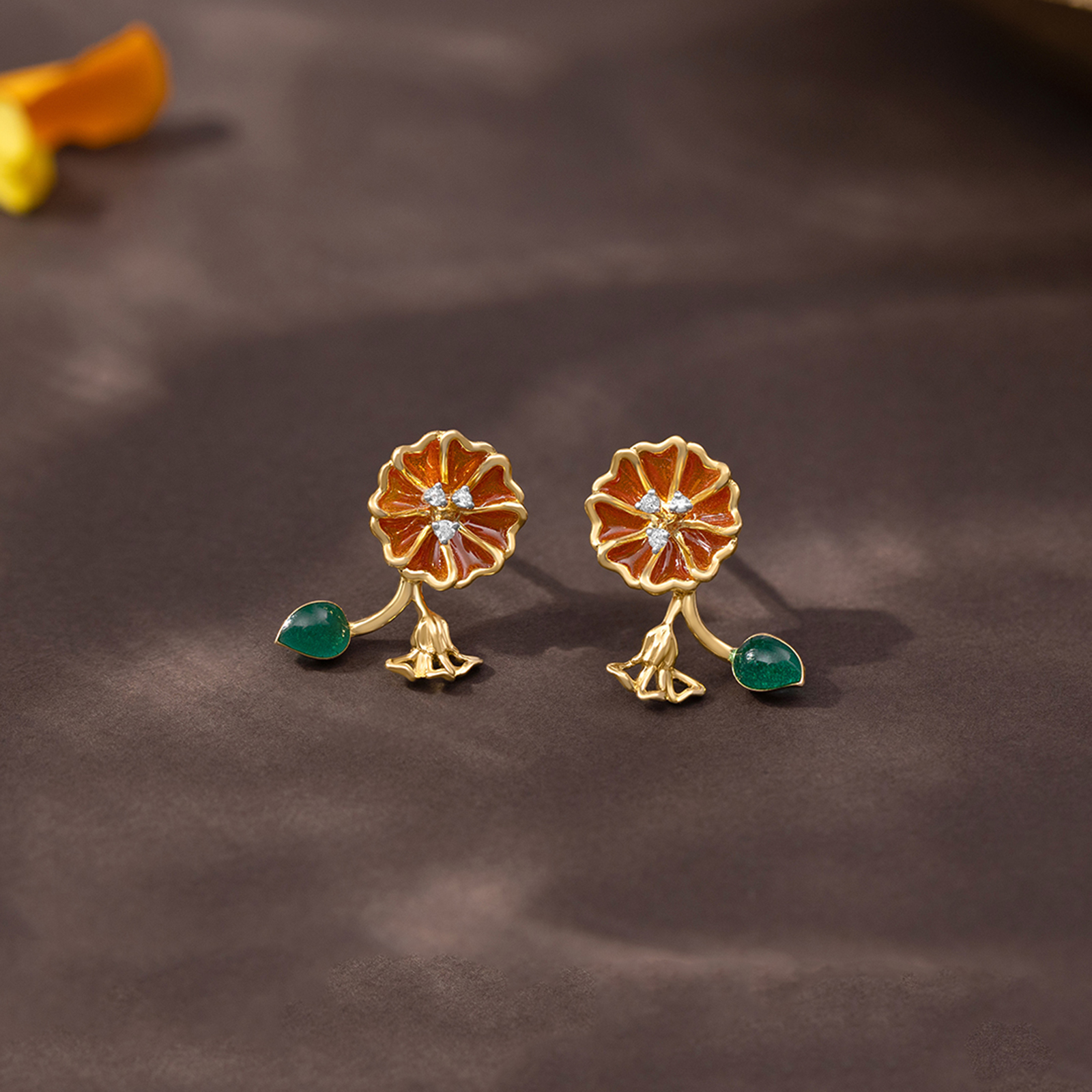 Charmed Horizon 925 Silver Diamond Earrings