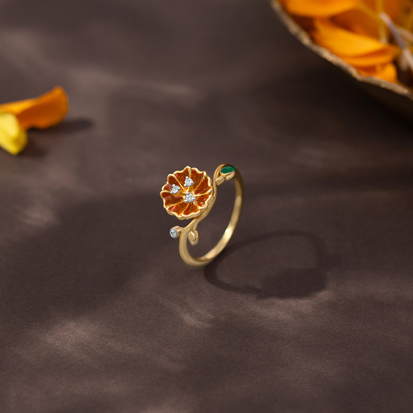 Majestic Horizon 925 Silver Diamond Ring