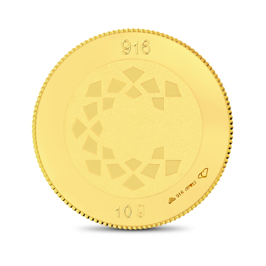 10g, 22Kt Lakshmi Gold Coin