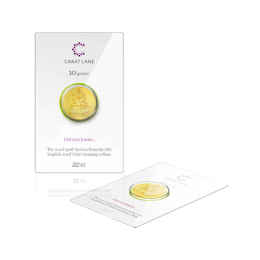 10g, 22Kt Lakshmi Gold Coin