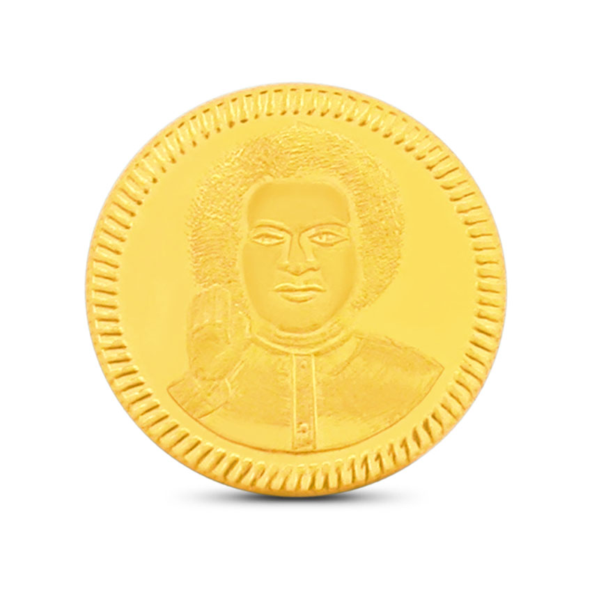 2g, 24Kt Swarna Satya Sai Gold Coin