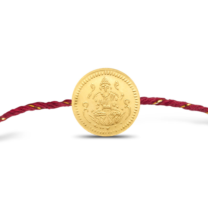 Lakshmi Gold Coin Rakhi Lakshmi Gold Coin Rakhi