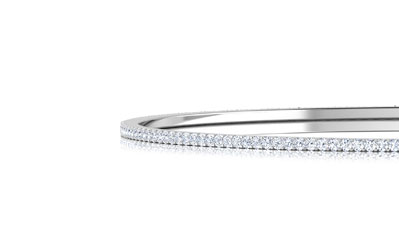 Metro Single Line Diamond Bangle Metro Single Line Diamond Bangle