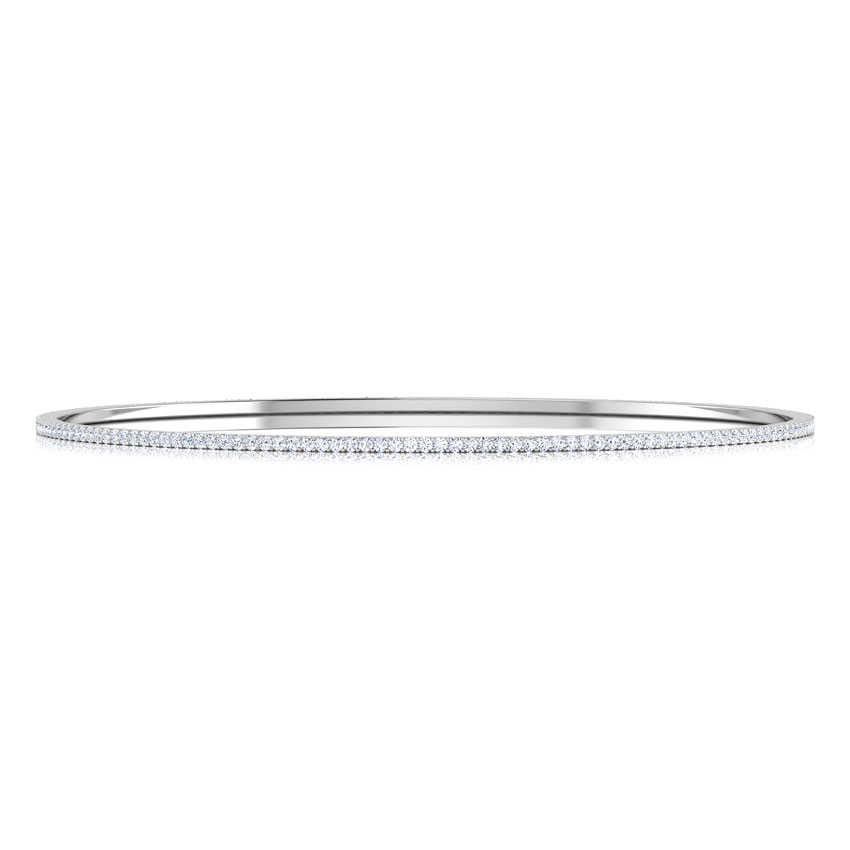 Metro Single Line Diamond Bangle Metro Single Line Diamond Bangle