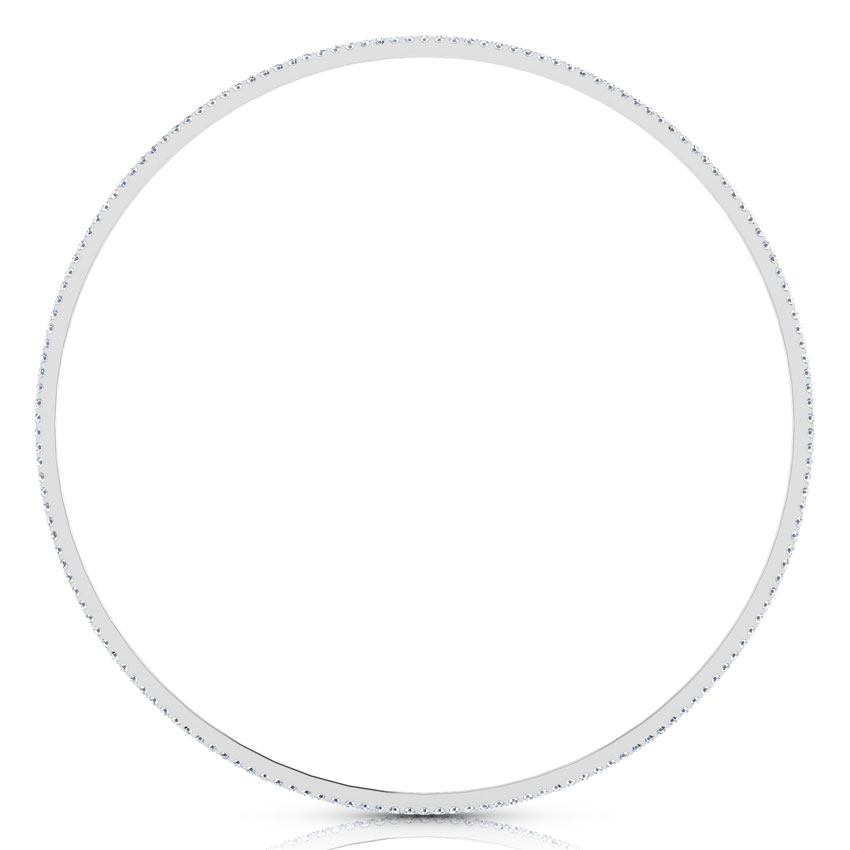 Metro Single Line Diamond Bangle Metro Single Line Diamond Bangle