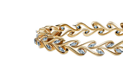 Ivy Marquise Bangle