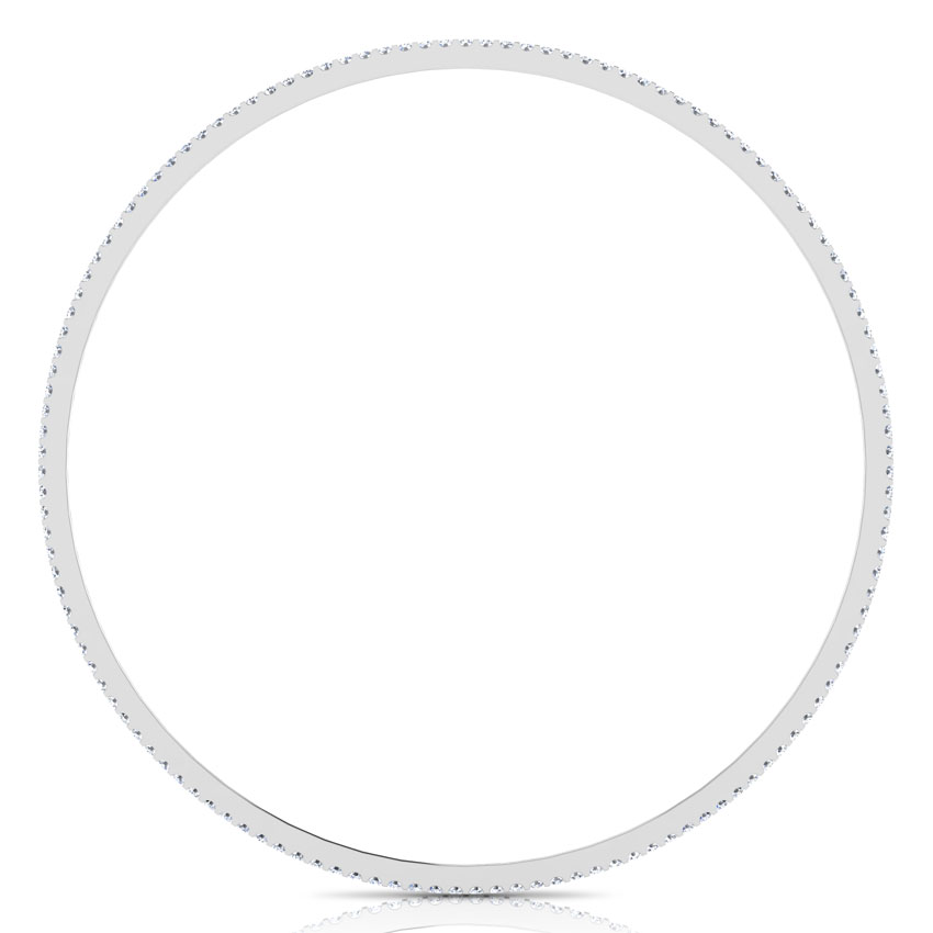 Iridescent Gold Diamond Bangle