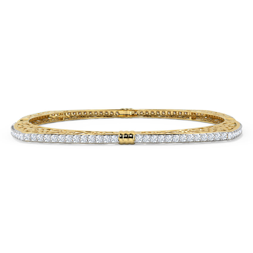 Filigree Knot Diamond Bangle Filigree Knot Diamond Bangle