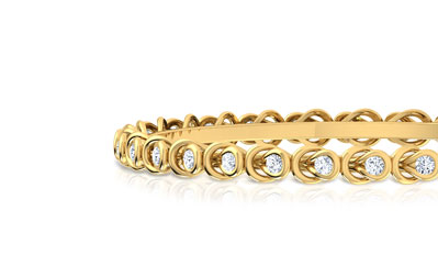 Infinity Diamond Bangle