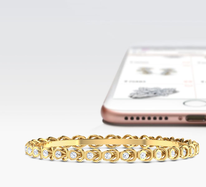 Infinity Diamond Bangle