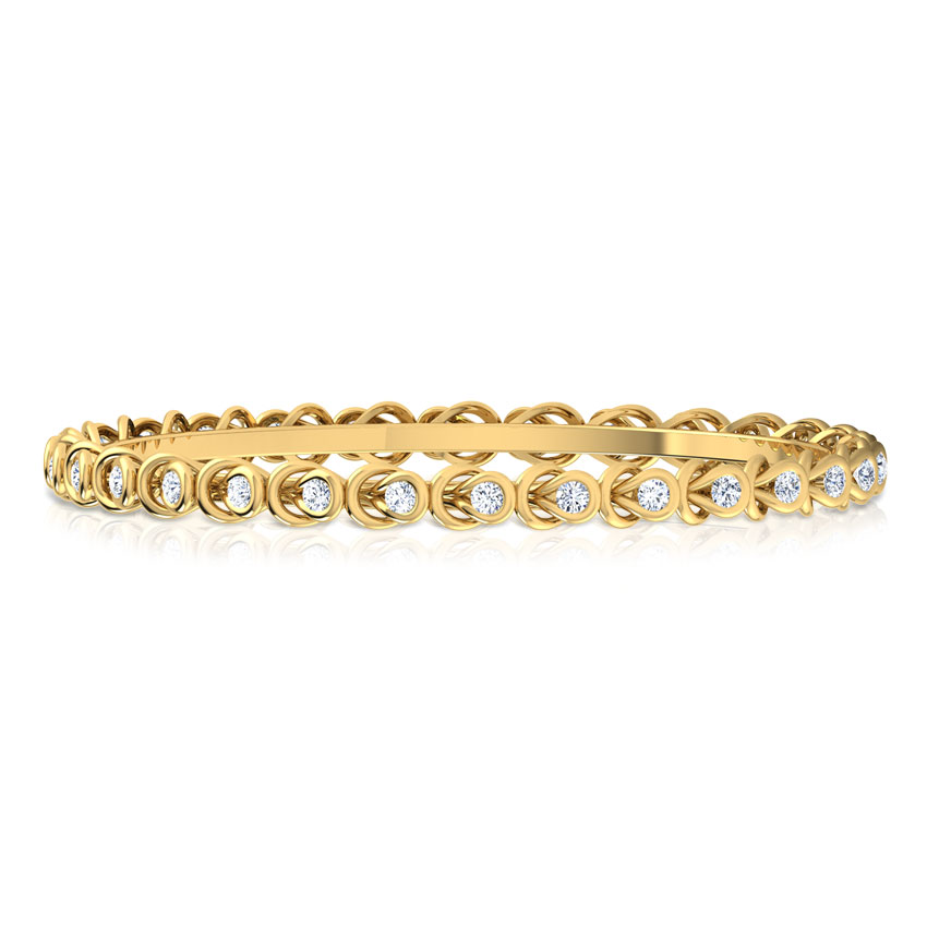 Infinity Diamond Bangle