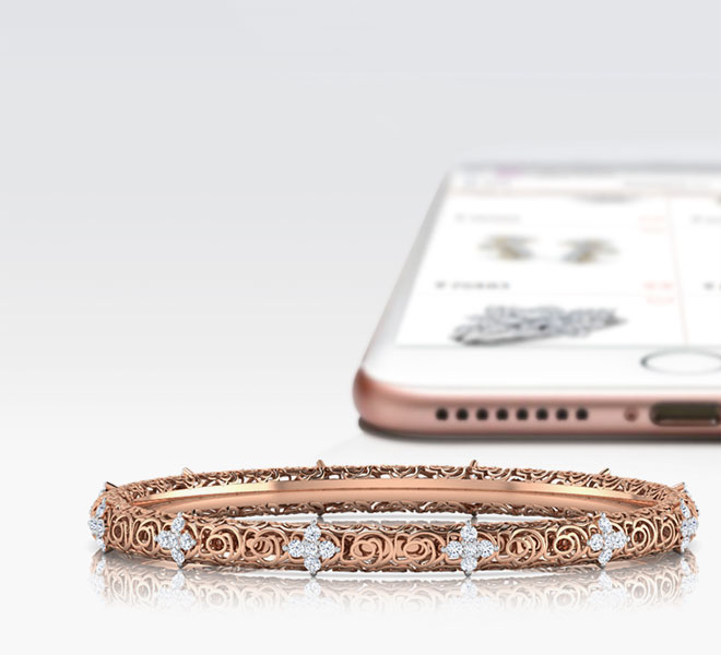 Georgia Trellis Diamond Bangle