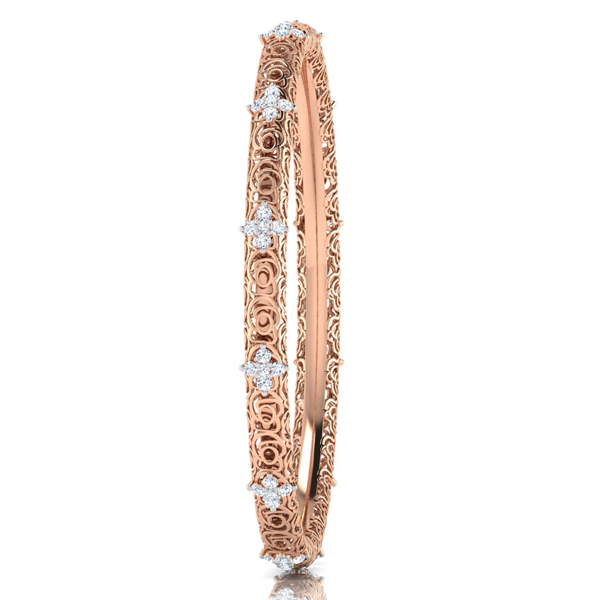 Georgia Trellis Diamond Bangle