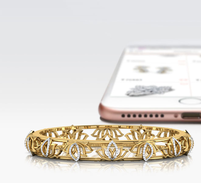 Bloom Mirrored Lotus Bangle Bloom Mirrored Lotus Bangle