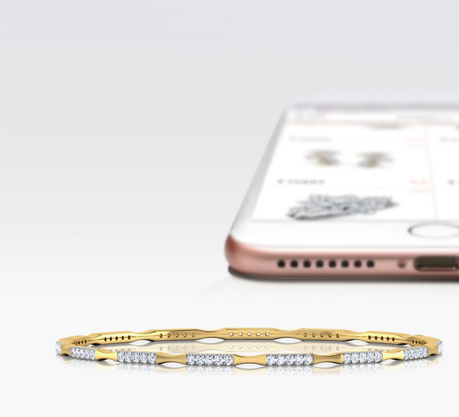 Kaya Wave Diamond Bangle Kaya Wave Diamond Bangle