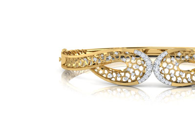 Elsa Diamond Connect Bangle