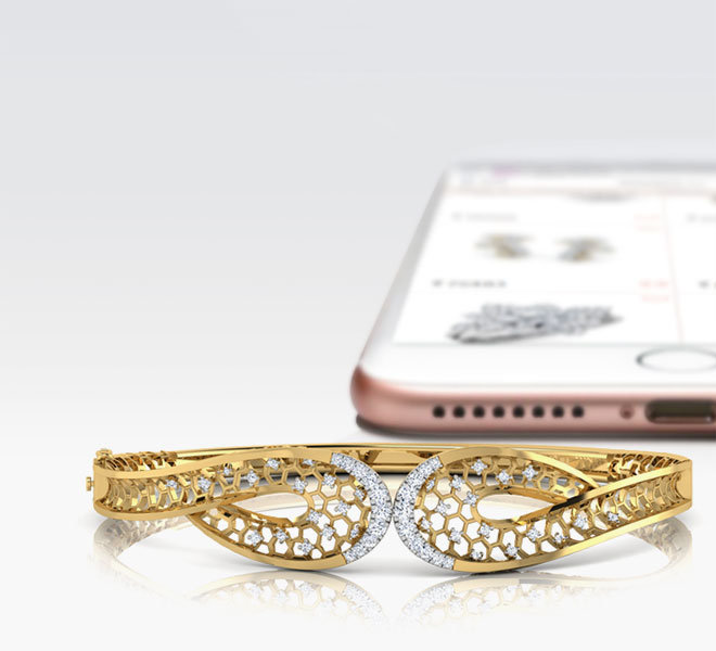 Elsa Diamond Connect Bangle