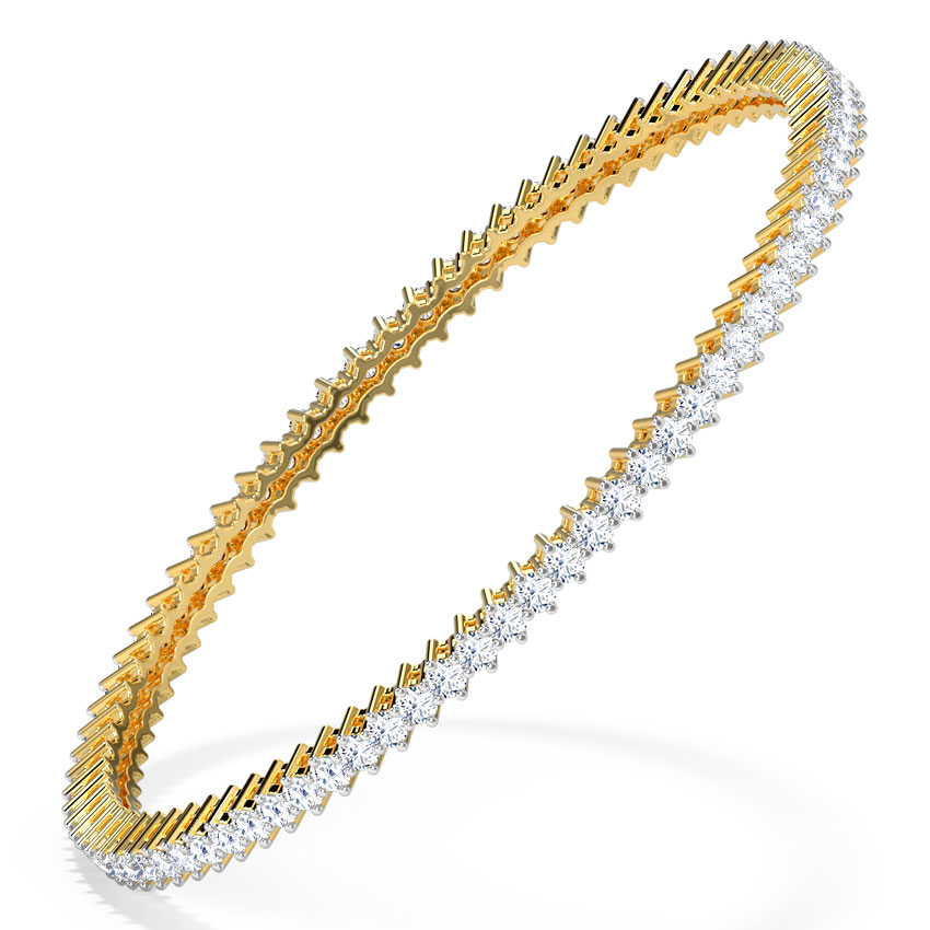 Shimmer Diamond Bangle