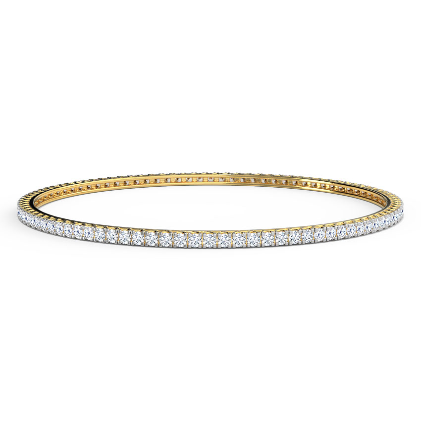 Lustrous Diamond Bangle