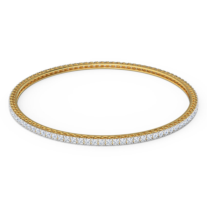 Lustrous Diamond Bangle