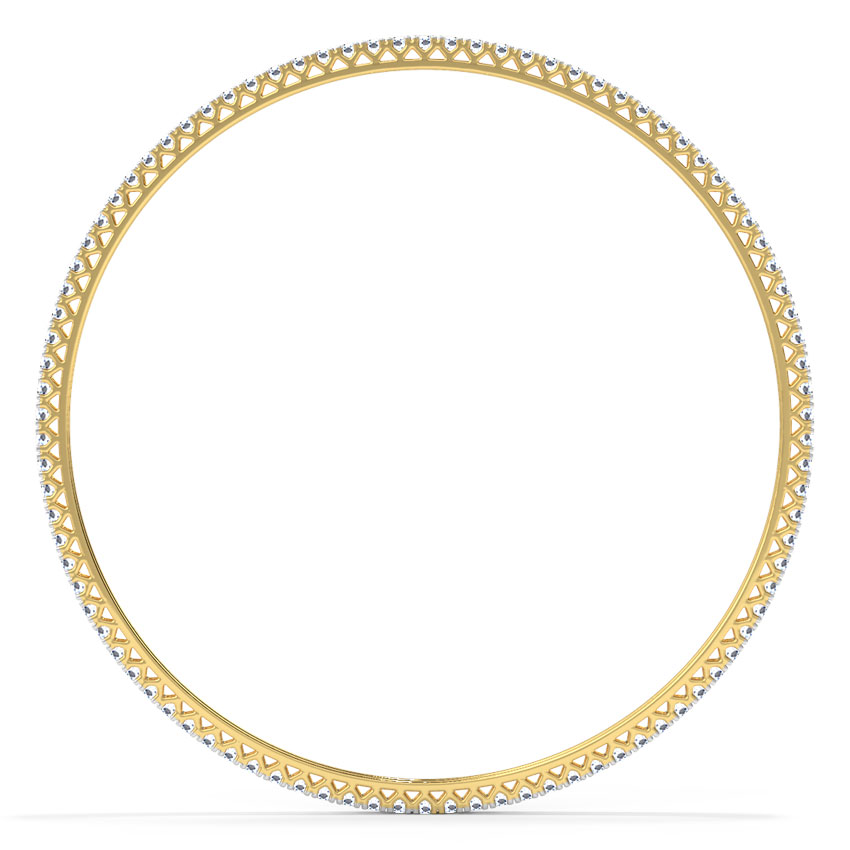 Lustrous Diamond Bangle
