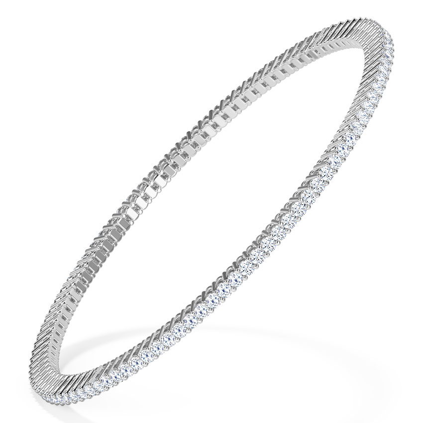 Radiant Diamond Bangle