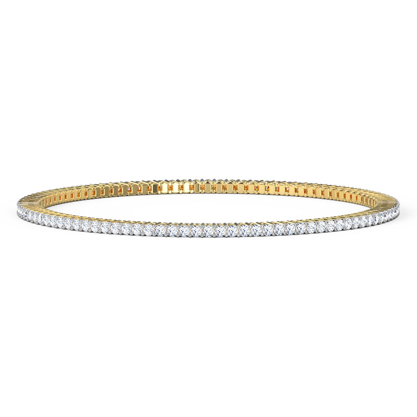 Radiant Diamond Bangle