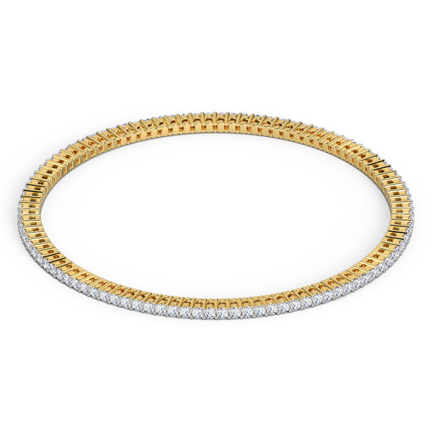 Radiant Diamond Bangle