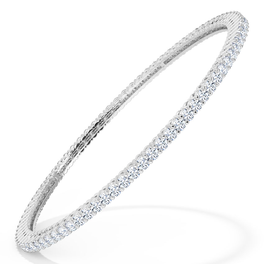 Resplendent Diamond Bangle