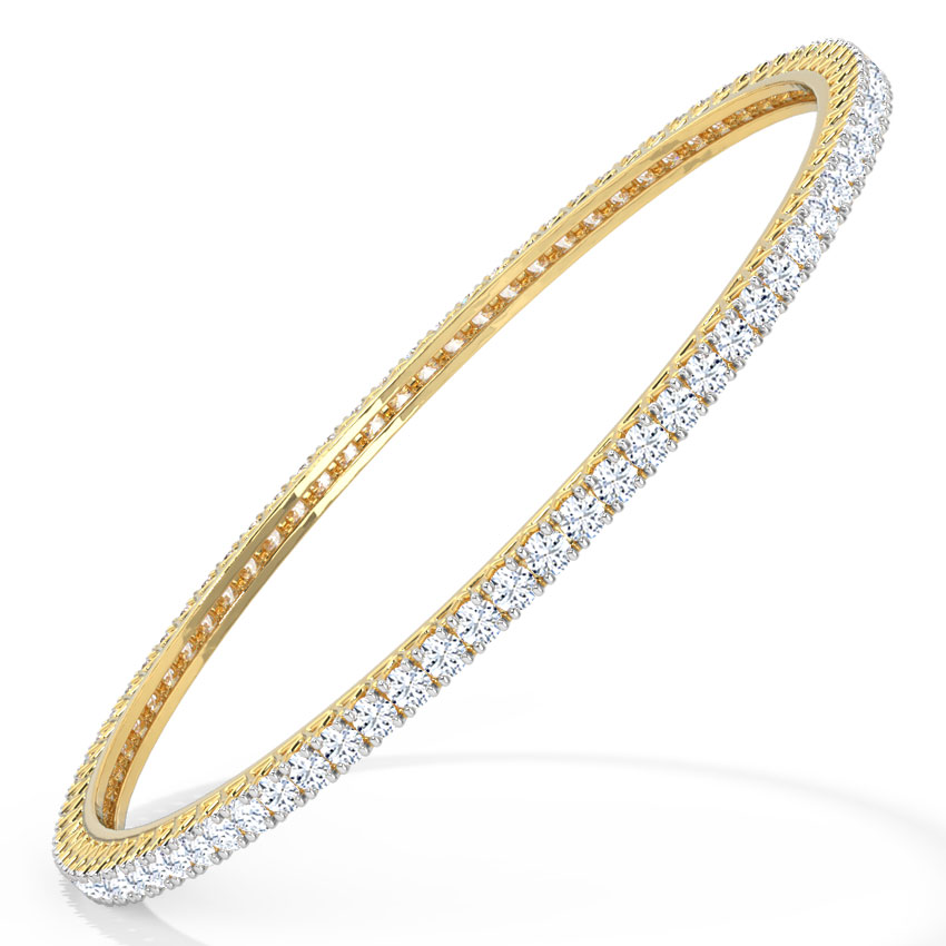 Gleaming Diamond Bangle