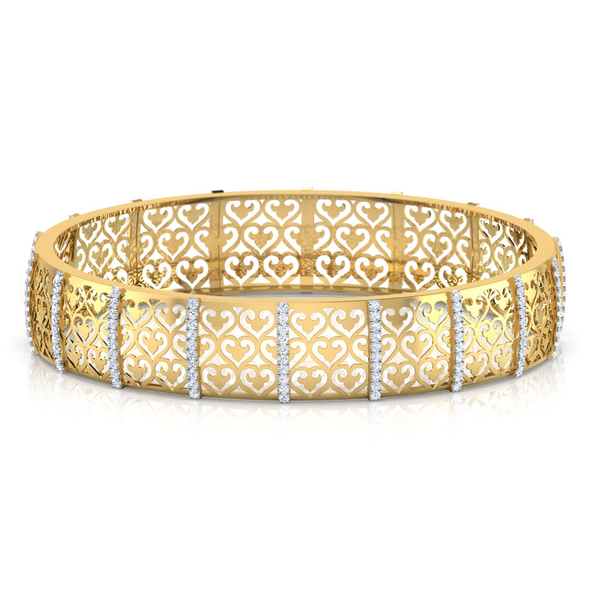 Fabia Cutwork Diamond Bangle Fabia Cutwork Diamond Bangle