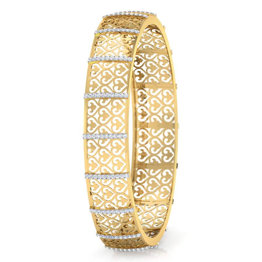 Fabia Cutwork Diamond Bangle Fabia Cutwork Diamond Bangle