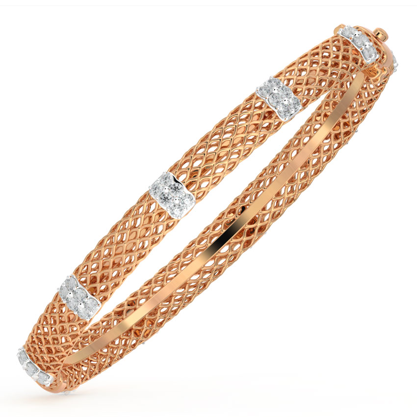 Petals Diamond Bangle