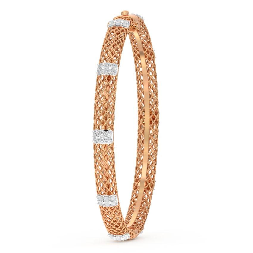 Petals Diamond Bangle