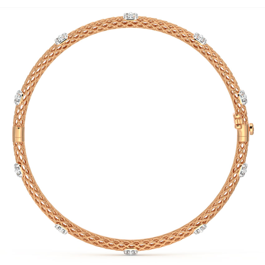 Petals Diamond Bangle