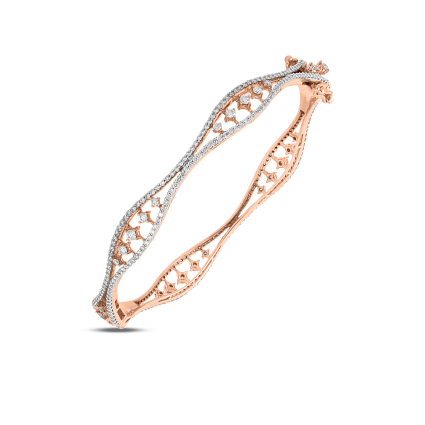 Dazzle Tapered Diamond Bangle