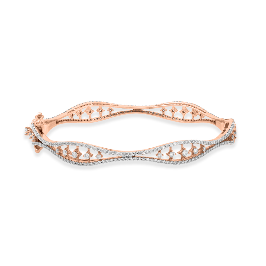 Dazzle Tapered Diamond Bangle