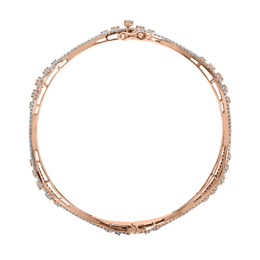 Dazzle Tapered Diamond Bangle
