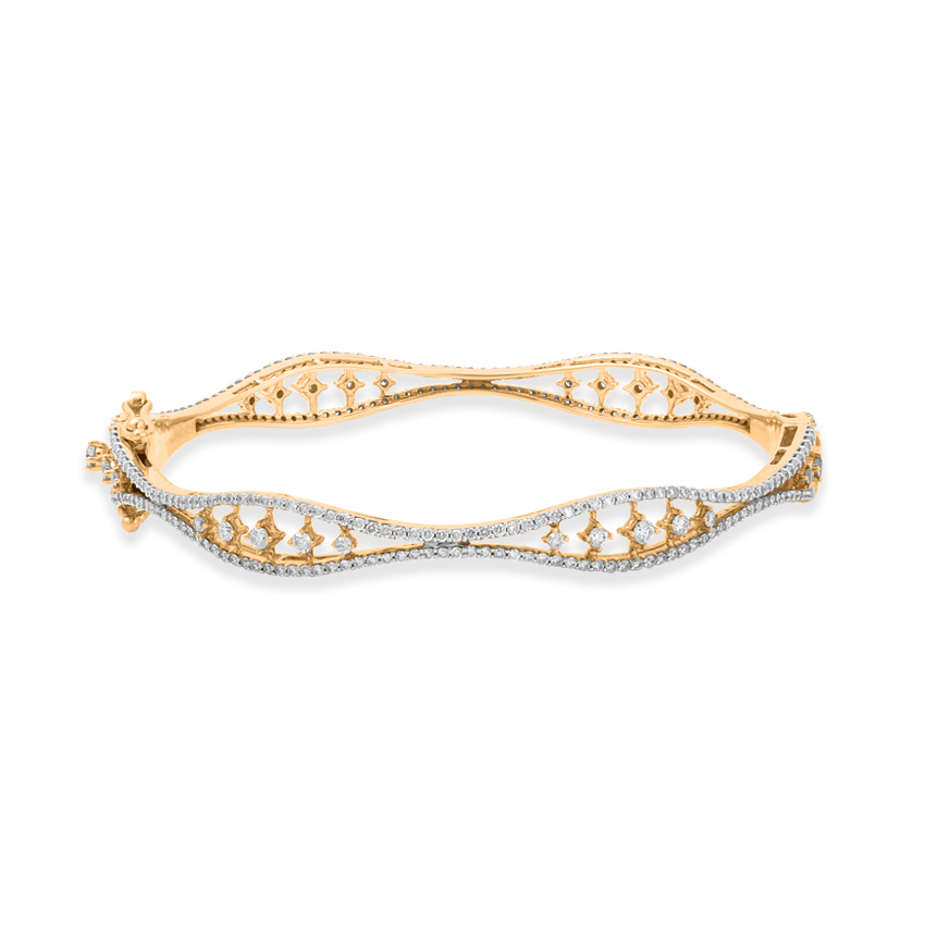 Dazzle Tapered Diamond Bangle Dazzle Tapered Diamond Bangle