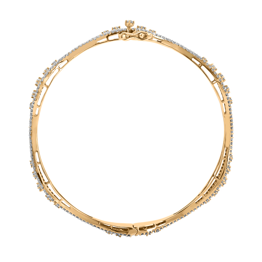 Dazzle Tapered Diamond Bangle Dazzle Tapered Diamond Bangle