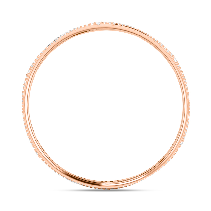 Sparkling Tapered Diamond Bangle
