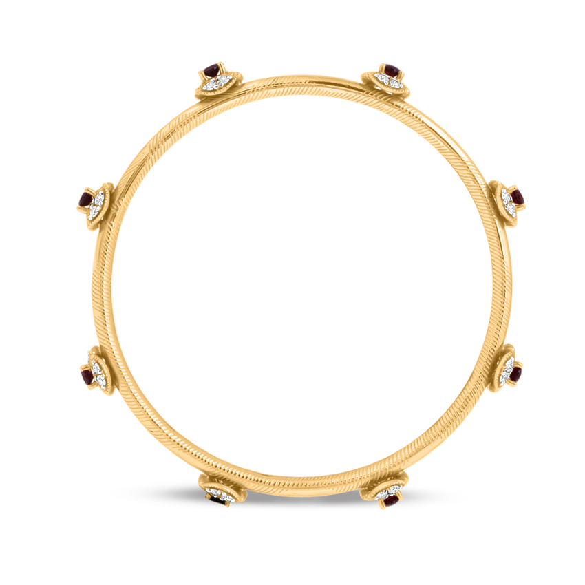 Delightful Bloom Gemstone Bangle Delightful Bloom Gemstone Bangle