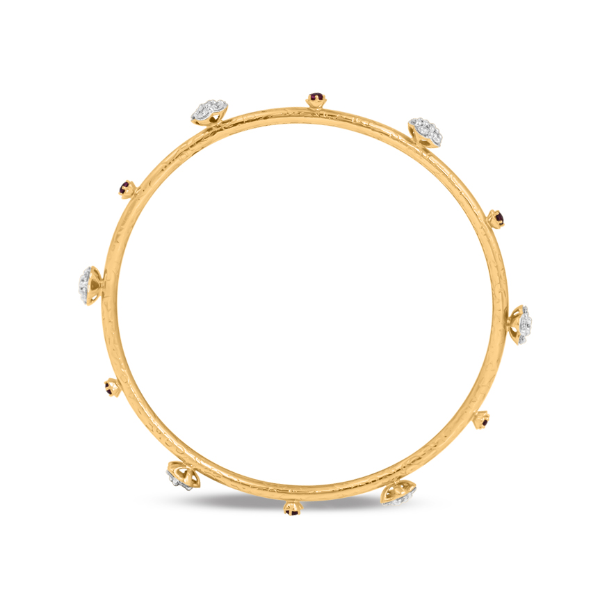 Roseate Charming Gemstone Bangle