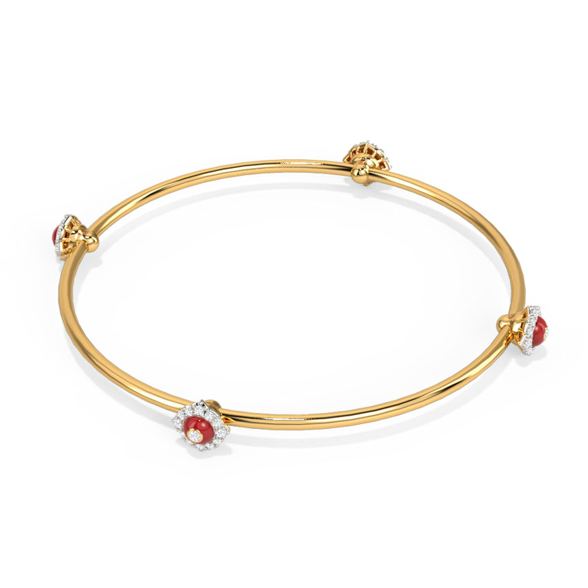 Aarini Radiant Diamond Loha Bangle