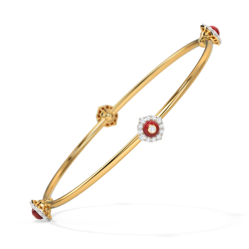 Aarini Radiant Diamond Loha Bangle