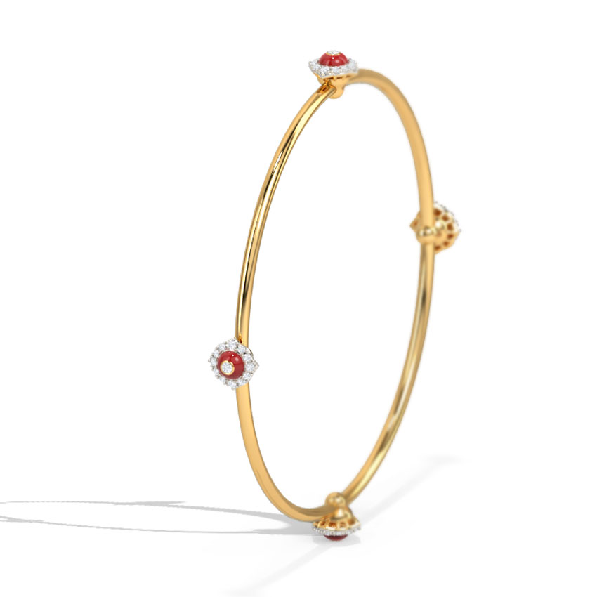 Aarini Radiant Diamond Loha Bangle