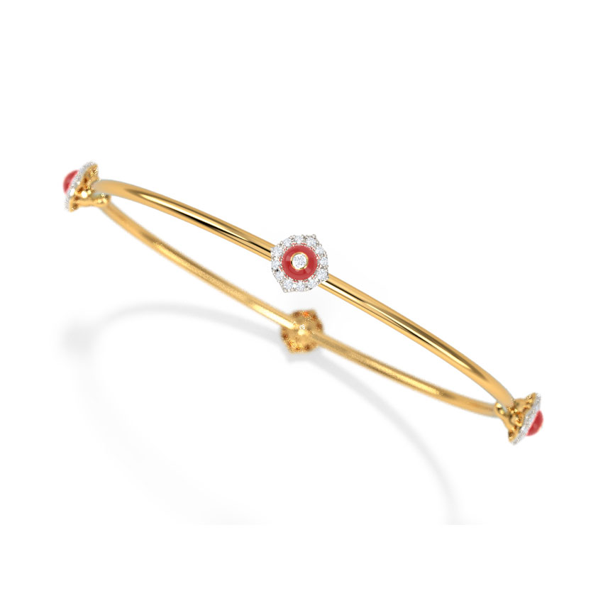 Aarini Radiant Diamond Loha Bangle